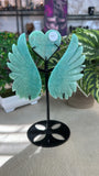 Amazonite Heart with wings