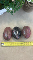 Rhodonite Palm Stones