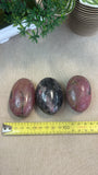 Rhodonite Palm Stones