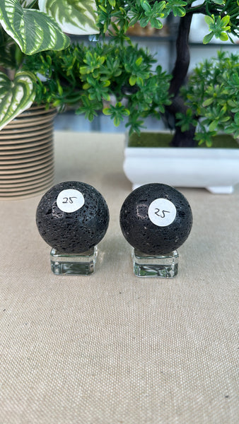 Lava stone Spheres