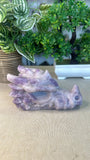 Lepidolite Dragon Head