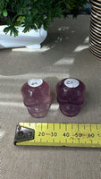 Purple Fluorite Skulls