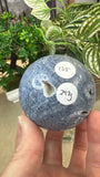 Blue Coral Fossil Sphere