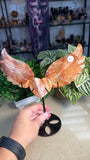 Fire Quartz Heart with wings
