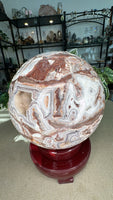 Mexican Crazy Lace Agate Sphere