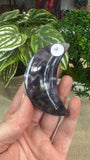 Chevron amethyst Moon Bowl