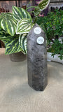 Black Tourmaline in Quartz Tower
