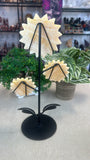 Orange calcite sunflowers