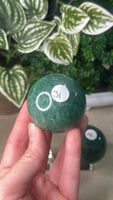 Green strawberry Quartz Spheres
