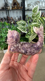 Lepidolite Chip Resin Mermaid