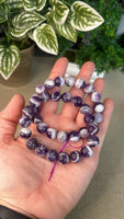 Chevron Amethyst Bracelets