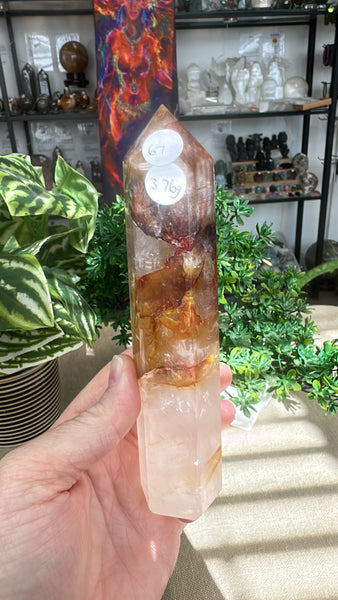 Golden hearler and fire Quartz towers