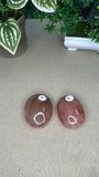 Fire Quartz Palm Stones