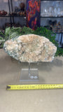 Green Apophyllite and Stilbite cluster