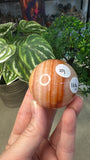 Carnelian spheres