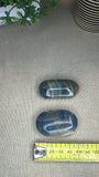 Blue onyx palm stones