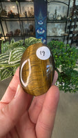 Tiger Eye Palm Stones