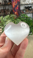Selenite hearts