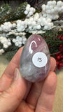 Purple Rose Quartz Palm stones