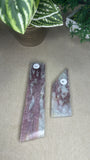 Pink tourmaline slices