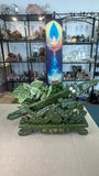 Green Jade Sword with Dragon Stand