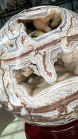 Mexican Crazy Lace Agate Sphere