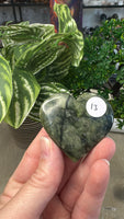 Green jade hearts