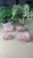 Raw Rose Quartz Pieces