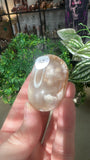 Flower agate palm stones