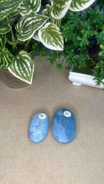 Blue Velvet Palm Stones