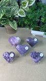 Lepidolite Hearts