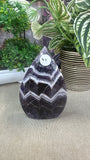 Chevron amethyst free form