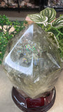 Citrine Tower in custom stand