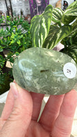 Prehnite Palm Stones
