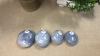 Blue Calcite Palm Stones