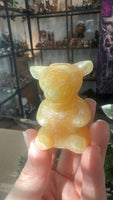 Orange calcite tigger