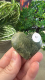 Green jade hearts