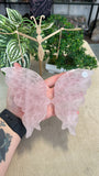 Rose Quartz Butterfly Wings