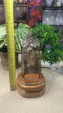Smokey Quartz tower on custom stand