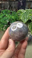 Purple Rose Quartz Spheres