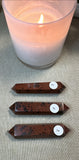 Red Obsidian Double Terminated Points