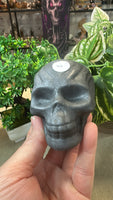 Shungite skull