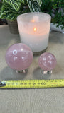 Rose Quartz Spheres