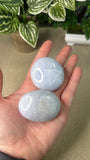 Blue Calcite Palm Stones