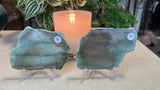 Green moonstone Slices