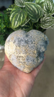 Blue Celestite Heart