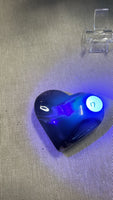 Volcanic agate Hearts