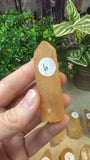 Tangerine Quartz Pieces