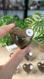 Smokey Quartz Hearts