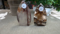 Fire Quartz and golden healer free forms